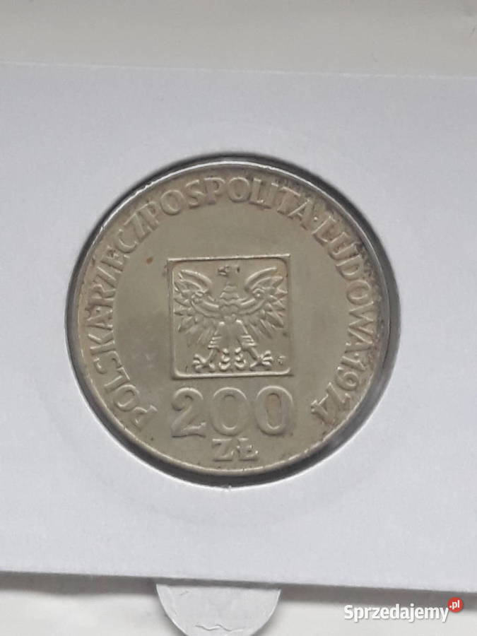 200 XXX Lat PRLu 1974 r 1Mennicza Numizmatyka Konin