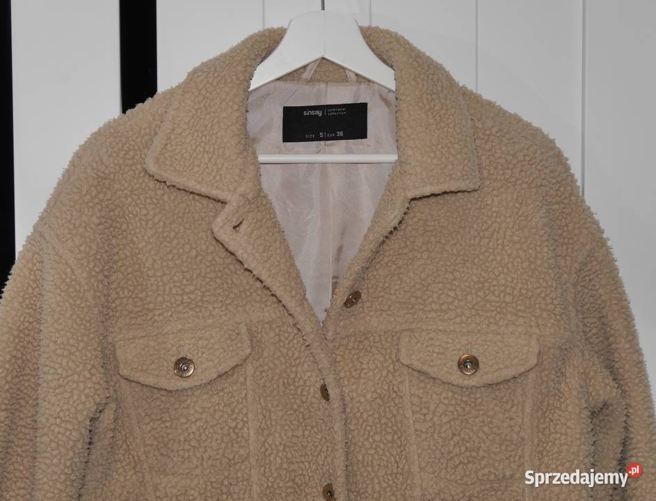 Sinsay fajna kurtka baranek 36 S Kurtki i płaszcze