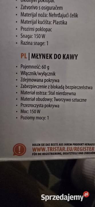 Młynek elektryczny do kawy
