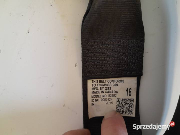 PAS BEZPIECZEŃSTWA TYLNY TYŁ TOYOTA TUNDRA Mojusz sprzedam