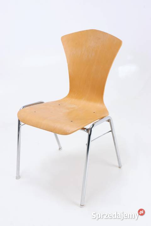 Krzesło drewniane do poczekalni wielkopolskie Leszno