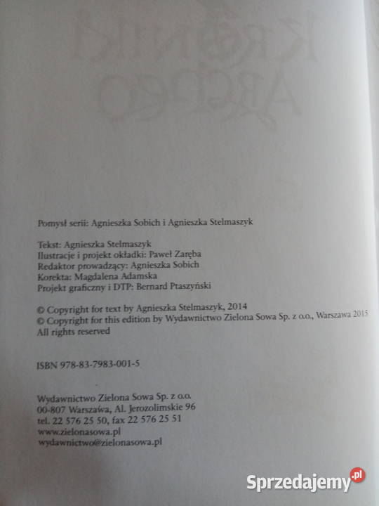 Kroniki Archeo Szyfr Jazona książka młodzieżowa Dąbrowa Górnicza sprzedam