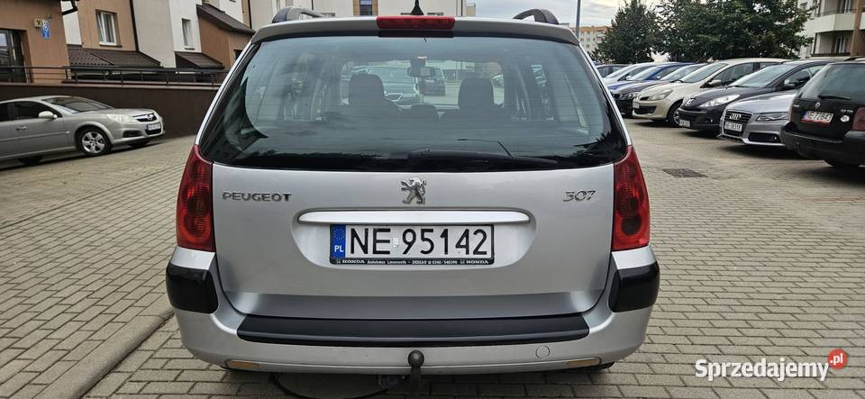 Peugeot 307SW 2004r 20 benz 136 stan przebieg wspomaganie kierownicy warmińsko-mazurskie