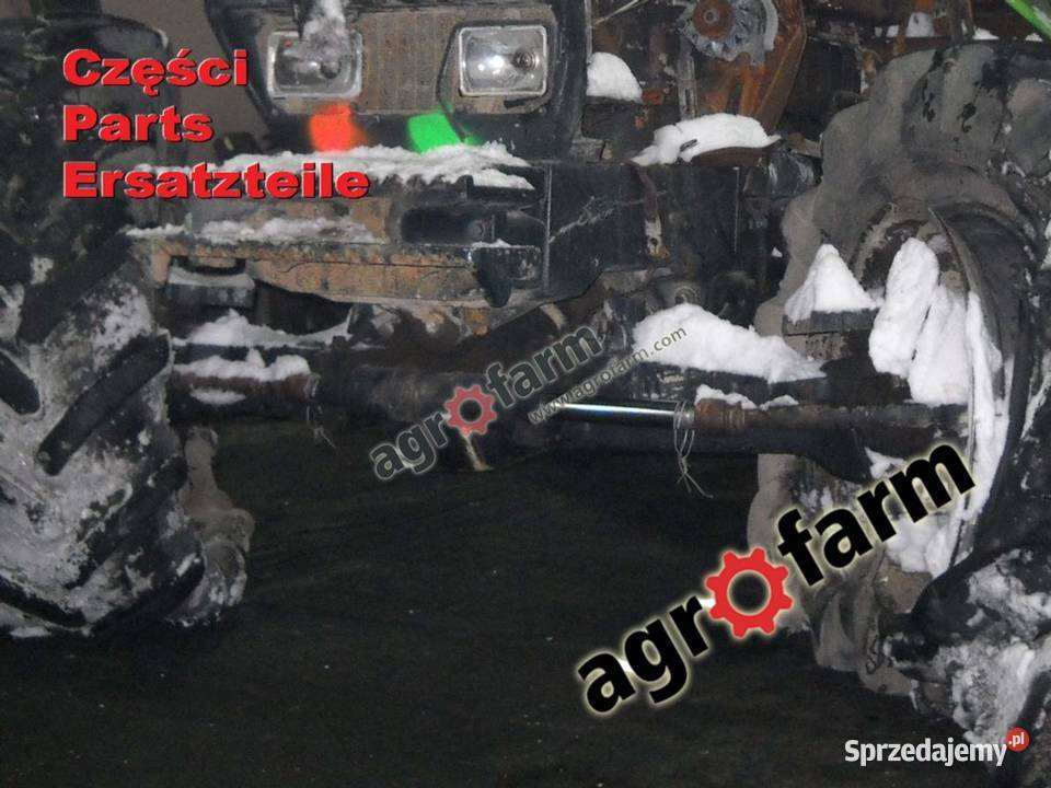 Deutz Agrostar 611 części skrzynia biegów oś Byków