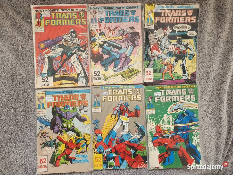 Transformers zestaw 18 komiksów wyd TMSemic lata Gdynia sprzedam