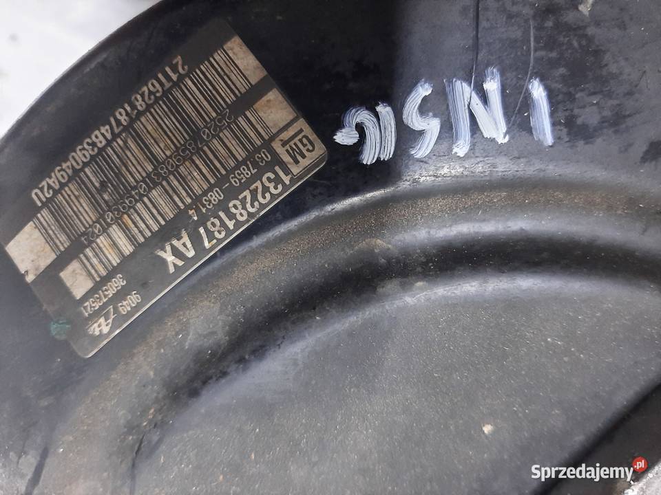 OPEL Insygnia Insignia serwo pompa hamulcowa osobowe łódzkie Ksawerów