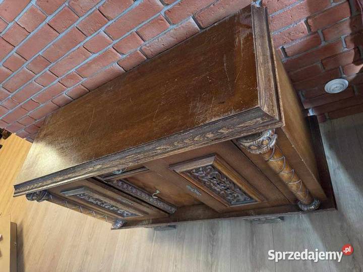 Zabytkowa komoda regał kredens Zdobiona XX Wiek sprzedam
