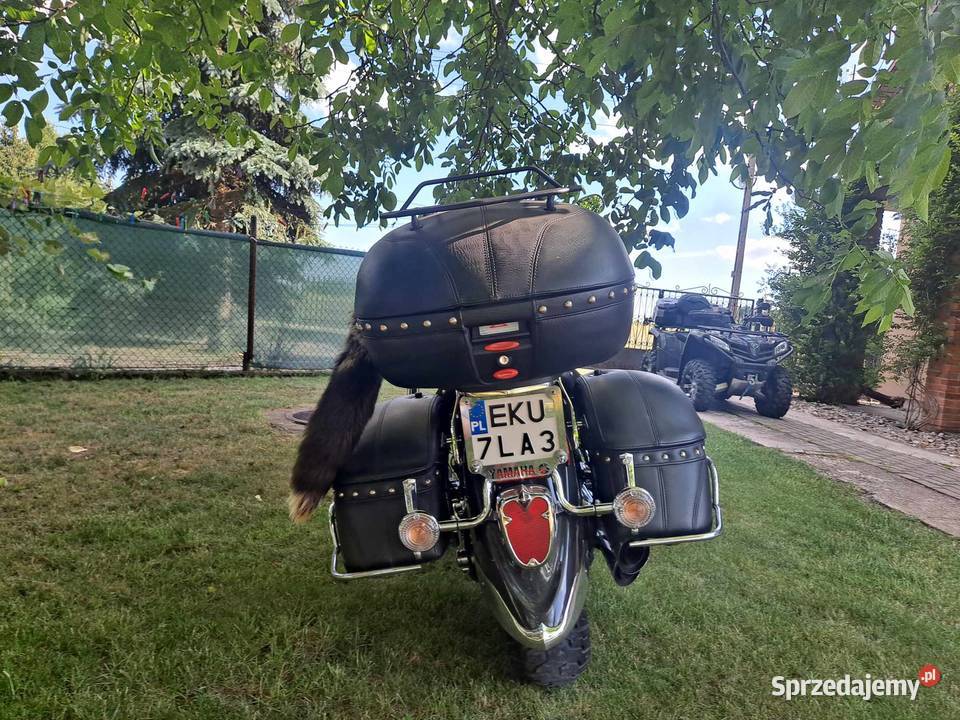 Yamaha Drag Star XVS 1100 kufry kamera nawigacja manualna Kutno