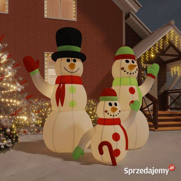vidaXL Nadmuchiwana rodzina bałwanków z Warszawa