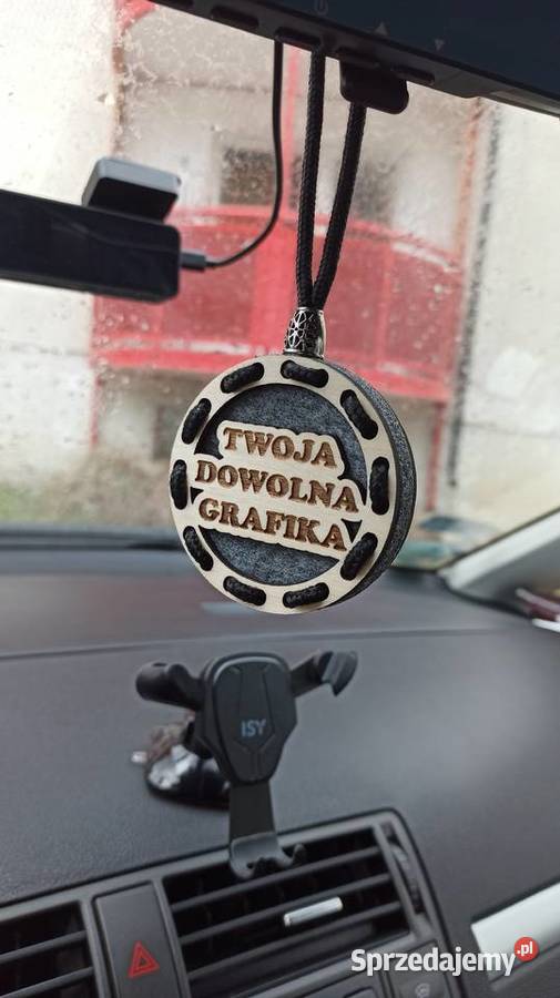 Zapach do samochodu drewniana zawieszka