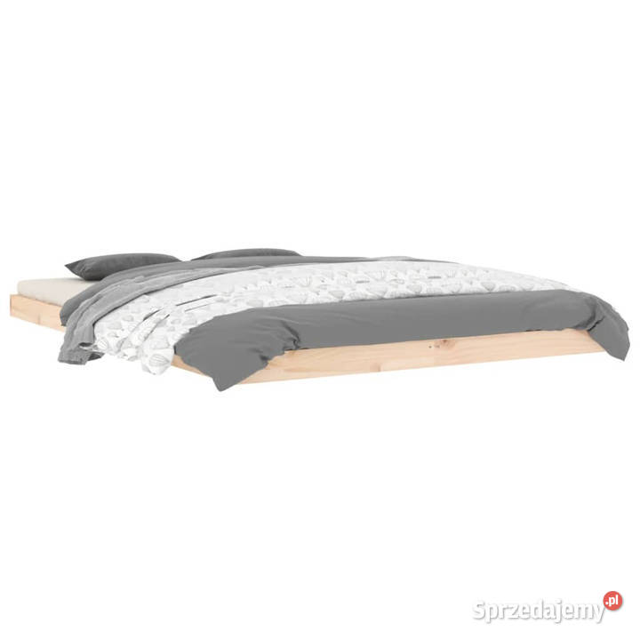 Rama łóżka lite drewno sosnowe 140x200 WM823444 203cm Warszawa