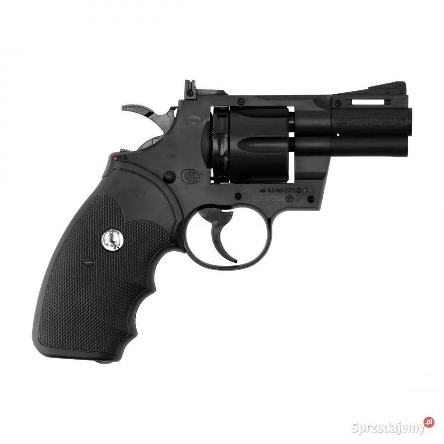 Rewolwer wiatrówka Colt Python 45 mm mocna Sporty strzeleckie i myślistwo wielkopolskie