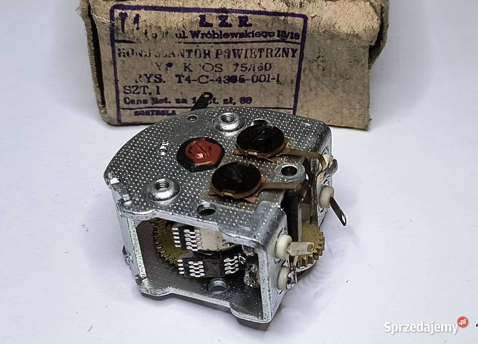 Kondensator powietrzny 75160 ŁZR radio Koliber Gdańsk