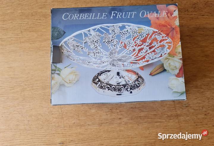 Paterakoszyk na nodze zdobiony kwiatem winogrona Warszawa sprzedam