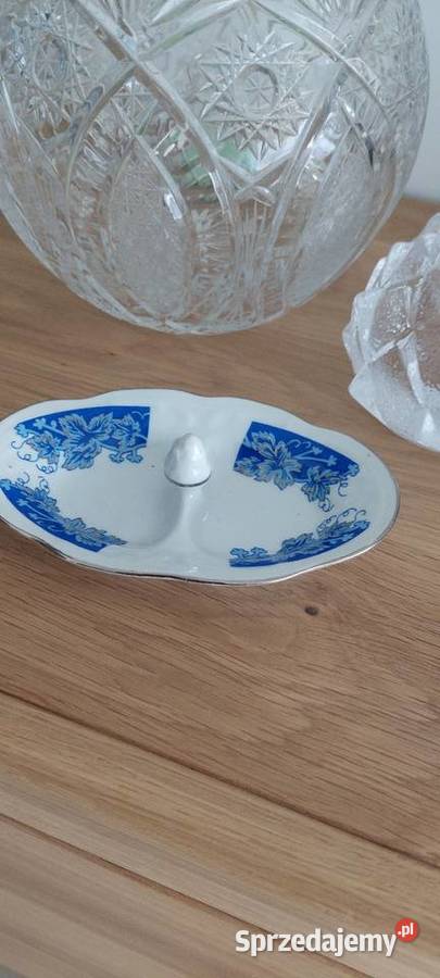 Porcelanowa solniczka pieprzniczka naczynko Mirosławiec