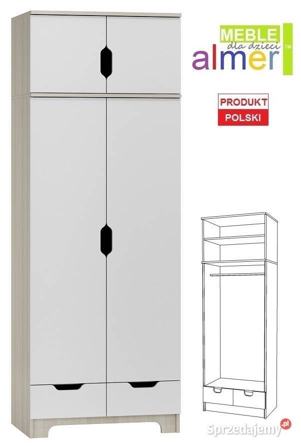 NORDI N9N szafa dziecięca z nadstawką 80x53 w227 podlaskie Białystok