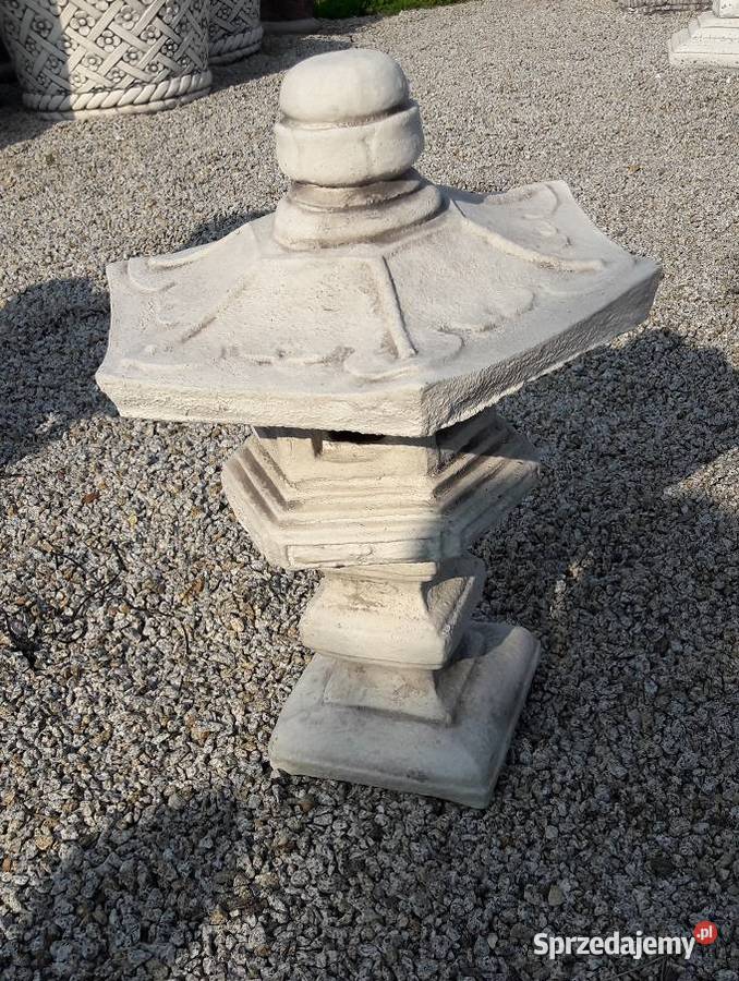 Figura ogrodowa betonowa LAMPA L8 pagoda opolskie Nysa