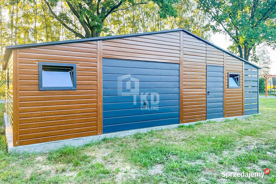 Garaż Blaszany 85x6m Wiata 15x6m Brama Uchylna wielkopolskie Gniezno sprzedam