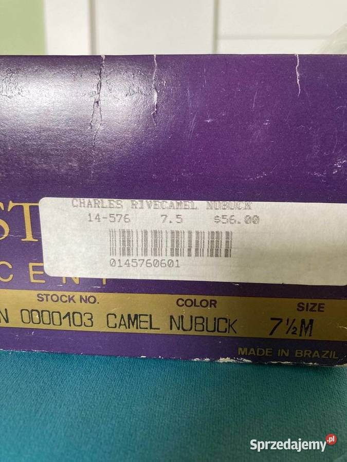 Nowe skórzane beżowe nubukowe buty Boston Accent podkarpackie Nisko