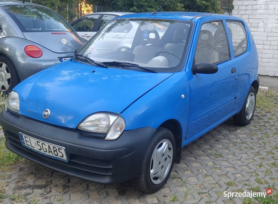 Seicento 11 2004r niski przebieg sprzedam niebieski łódzkie Łódź