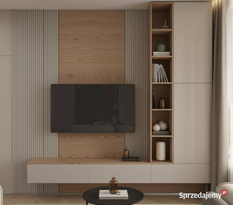 Szafka wisząca hifi RTV komoda pod telewizor Ogrodniczki