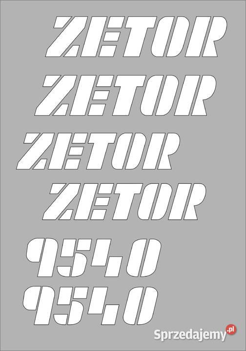 Naklejki zetor 9540 Pozostałe Laskowice sprzedam