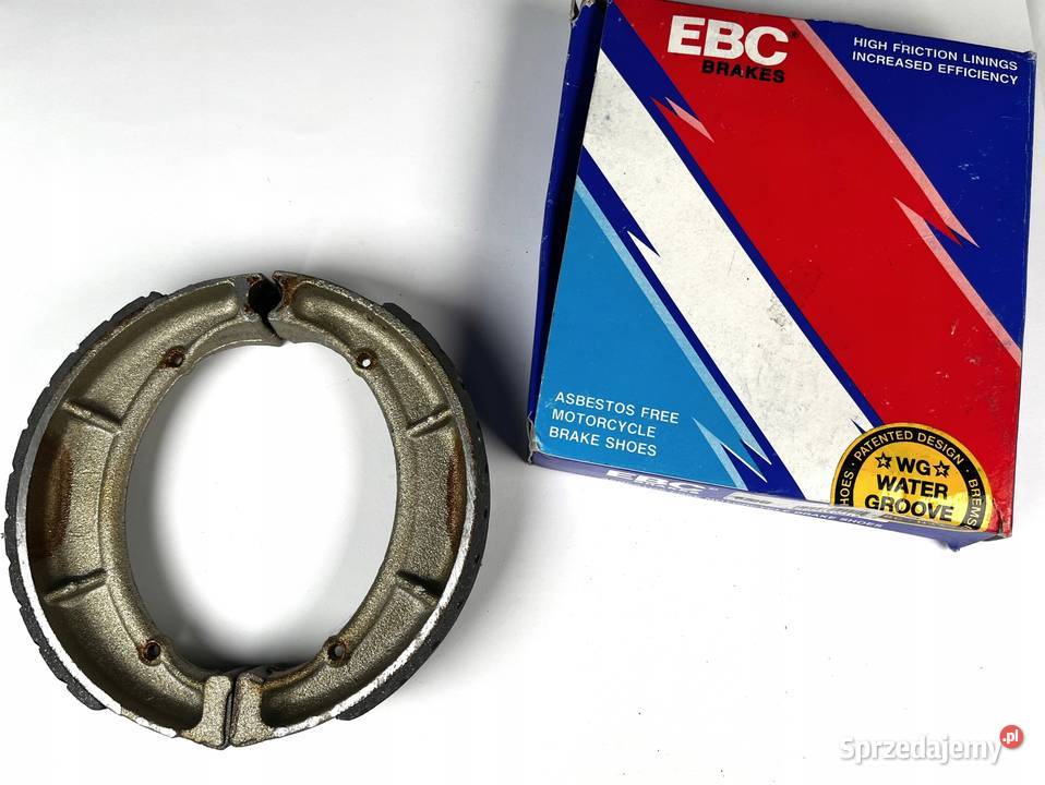 Zestaw szczęk hamulcowych EBC rowkowanych EBC
