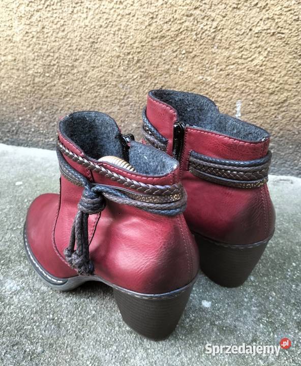 Buty Botki Damskie ocieplane Rieker 40 25.5cm Wałbrzych
