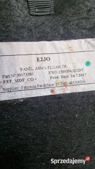 PÓŁKA WYKŁADZINA MATA BAGAŻNIKA OPEL INSIGNIA II
