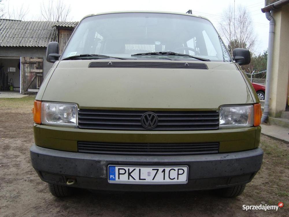 Volkswagen Transporter 24 D zielony Korzecznik-Podlesie