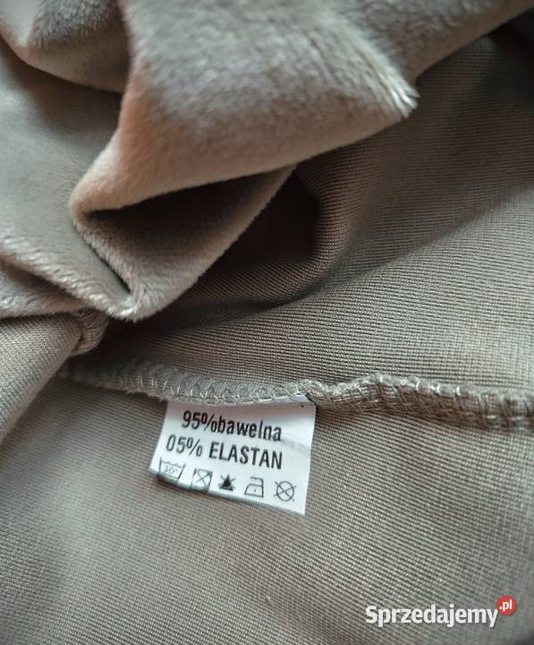 Dres oliwkowy komplet bawełna Cieszyn