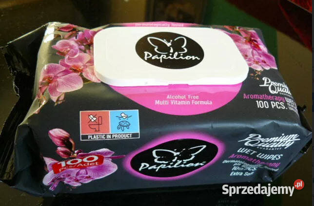 Chusteczki nawilzane Papilion aromatherapy 100 Lubniewice