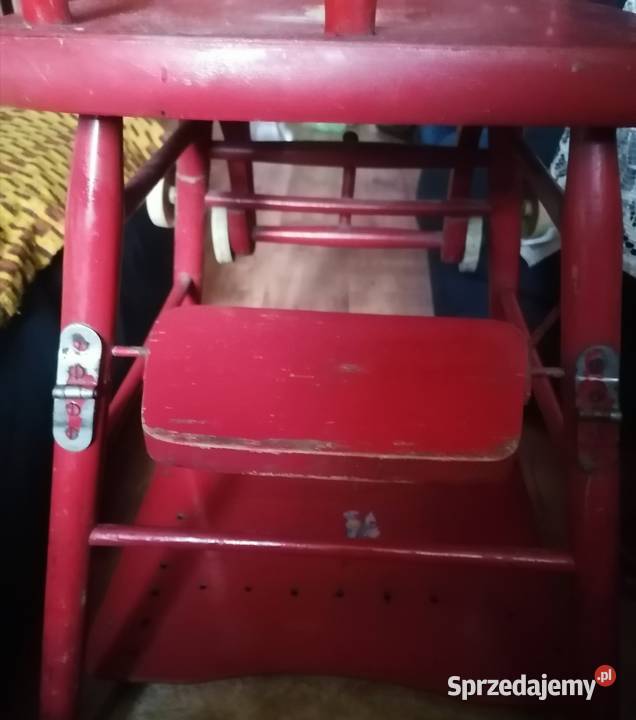 Krzesełko retro vintage z PRLU do karmienia Meble Sosnowiec