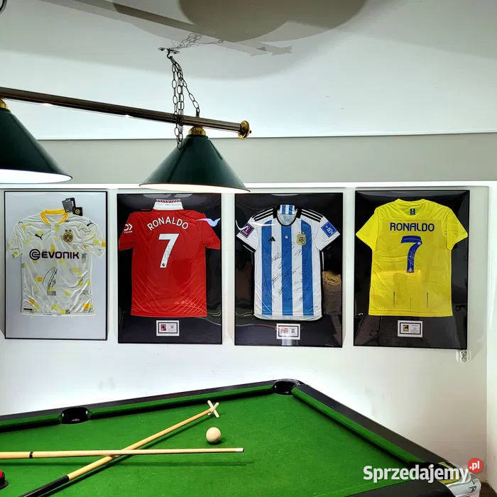 C Ronaldo koszulka z podpisem autograf rama Z kujawsko-pomorskie Tuchola