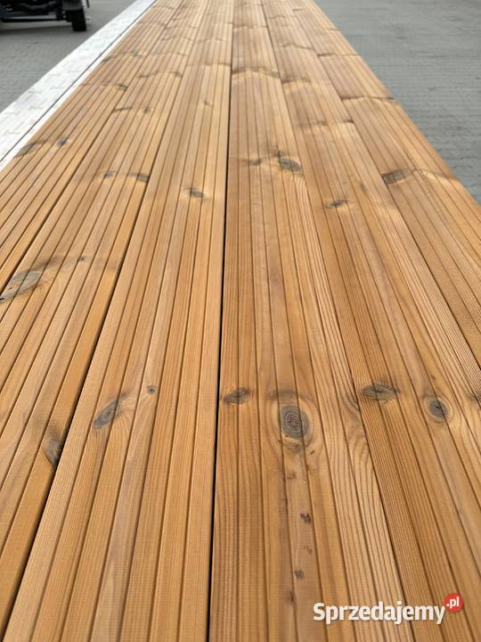 Deska tarasowa Thermo termo sosna ryflowana Prusice