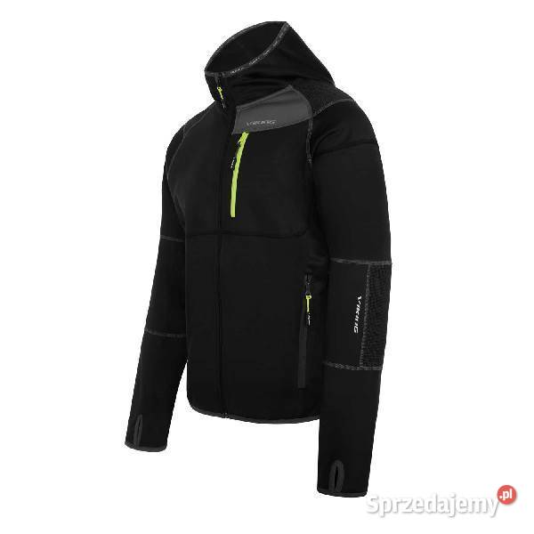 VIKING Bluza trekkingowa techniczna męska Viking czarny Odzież sportowa Tarnów