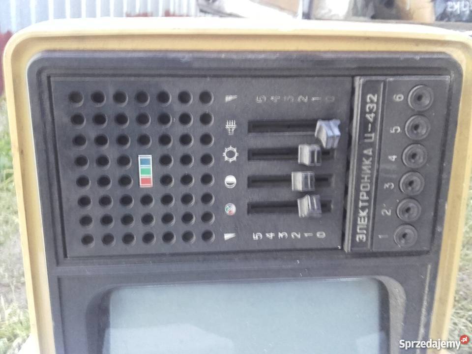 Stary kineskopowy telewizor Elektonika C 431 i C sprzedam