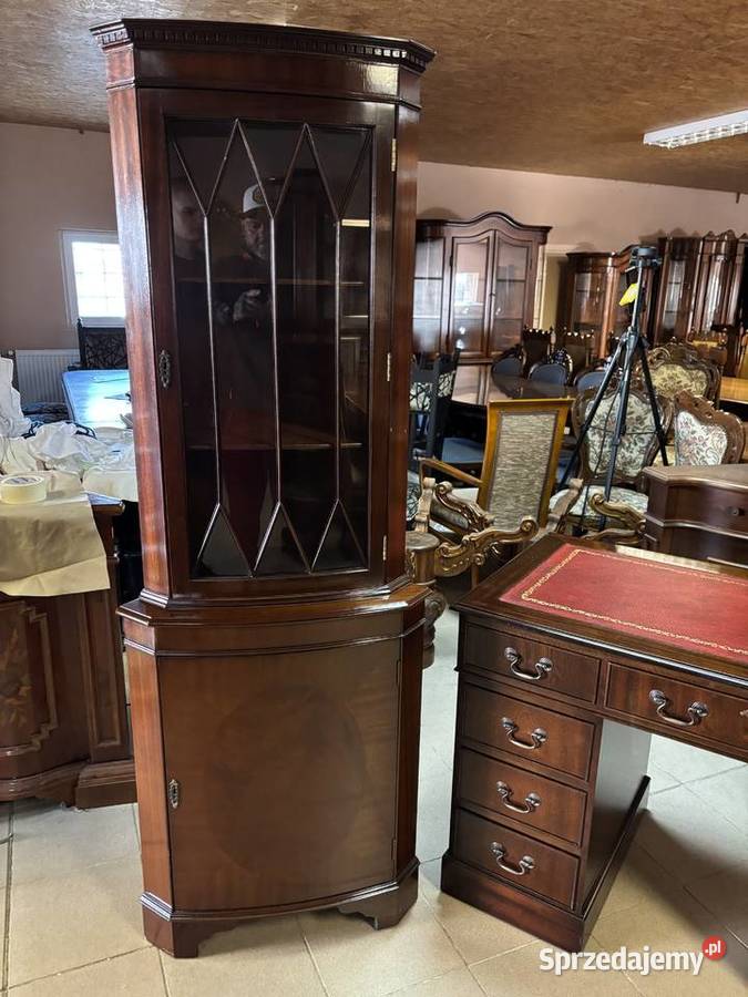 Angielska Stylowa Witryna Narożna Szafka Barek Gorzów Wielkopolski