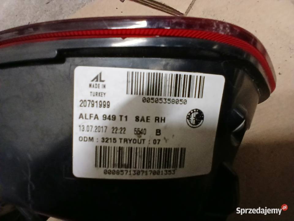 Lampy tylne USA alfa romeo stelvio Mińsk Mazowiecki