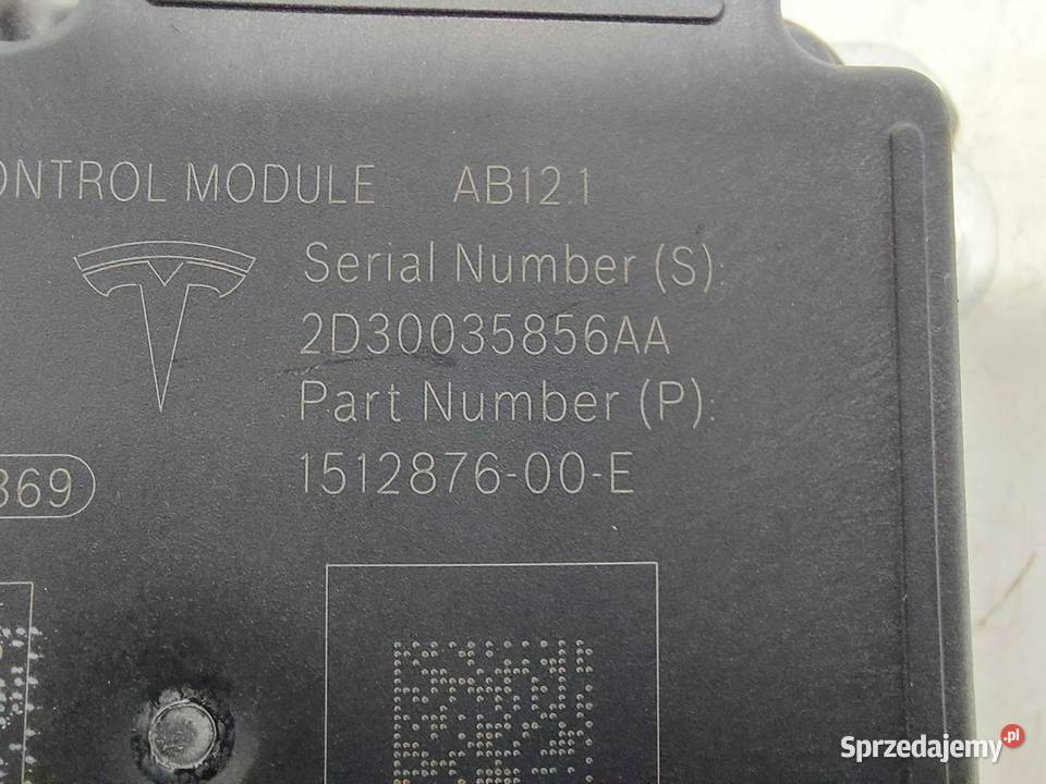 TESLA MODEL Y 2022r moduł sensor airbag poduszek sprzedam