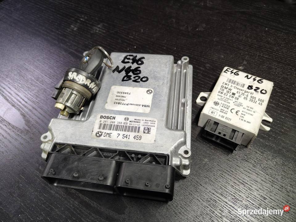 Bmw e46 n46 zestaw startowy komputer AWS kluczyk osobowe łódzkie Aleksandrów Łódzki