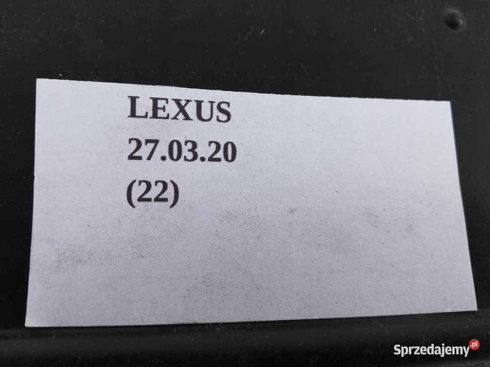 GÓRNA RAMKA TABLICY REJESTRACYJNEJ LEXUS RX300 Nowy Tomyśl
