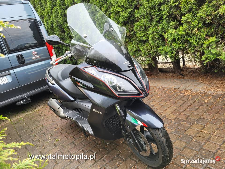 KYMCO DOWNTOWN 200i 10r italmotopila VAT marża Motocykle, skutery, quady Piła