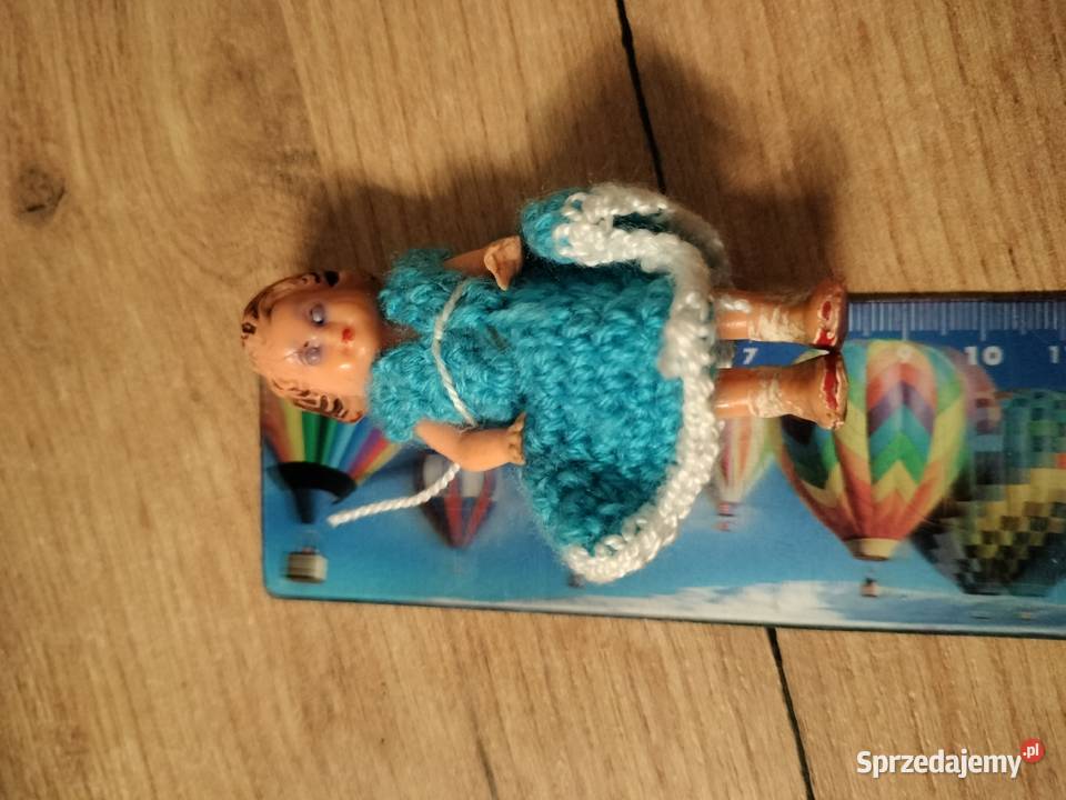Starą miniaturowa 8 laleczka sygnatura Choszczno