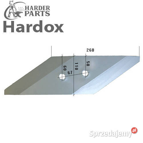 Dłuto 100hektarów HARDOX 18136P części do pługa nieuszkodzony Suwałki