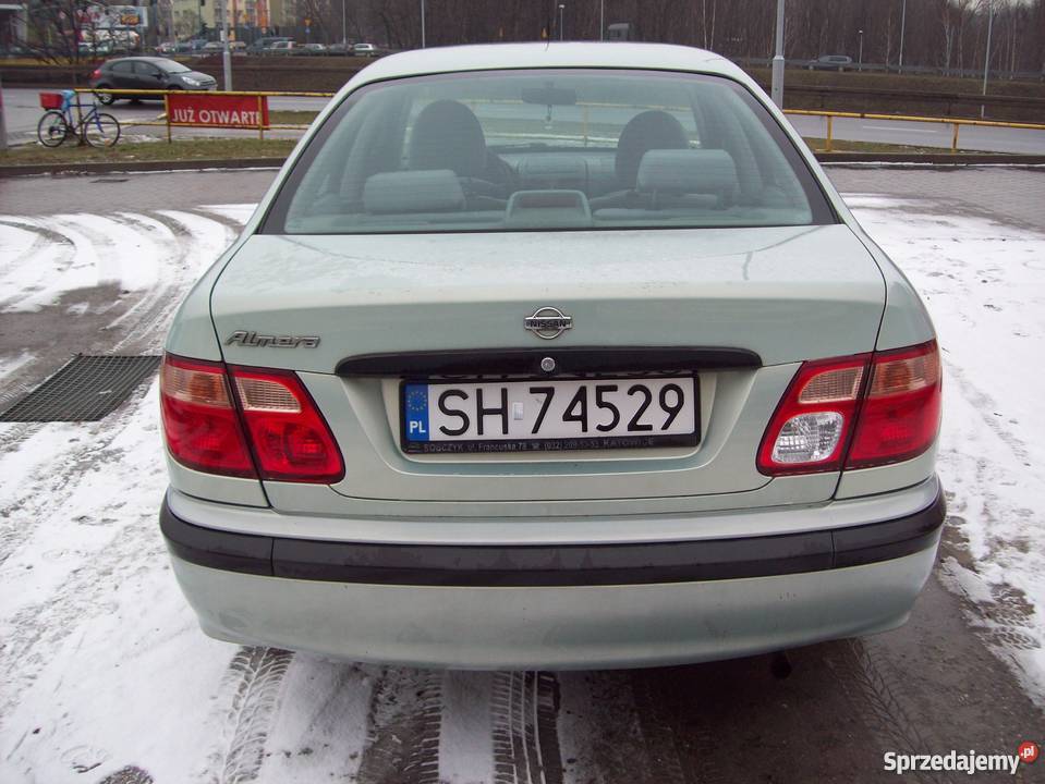 Nissan Almera 2002r 15 benzyna śląskie Chorzów