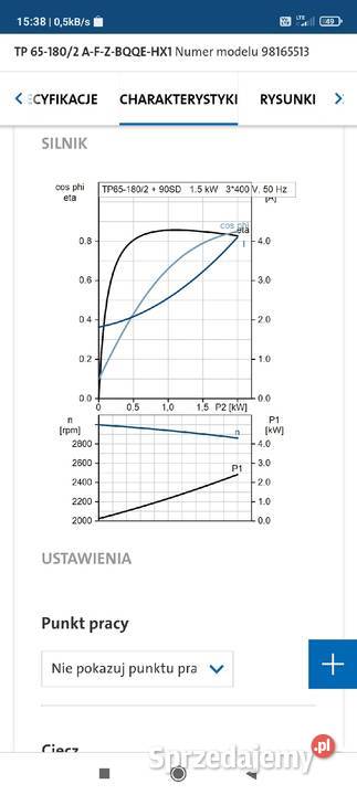 pompa Grundfos TPE 651802 AFA BUEE Nowy Tomyśl sprzedam