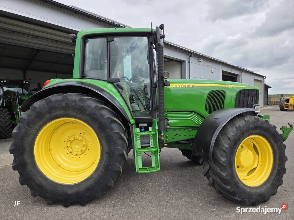 John Deere 6820 140 biegi Pełzające TUZ TLS Rolnictwo mazowieckie Gąsewo