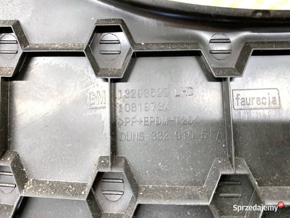 SCHOWEK KIEROWCY OPEL ZAFIRA C Minivan 13293522