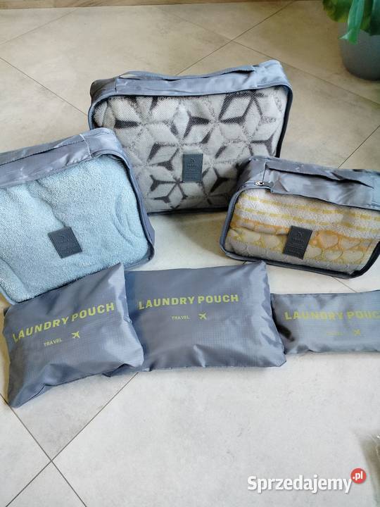 Duże organizery podróżne 6 sztuk pokrowce do